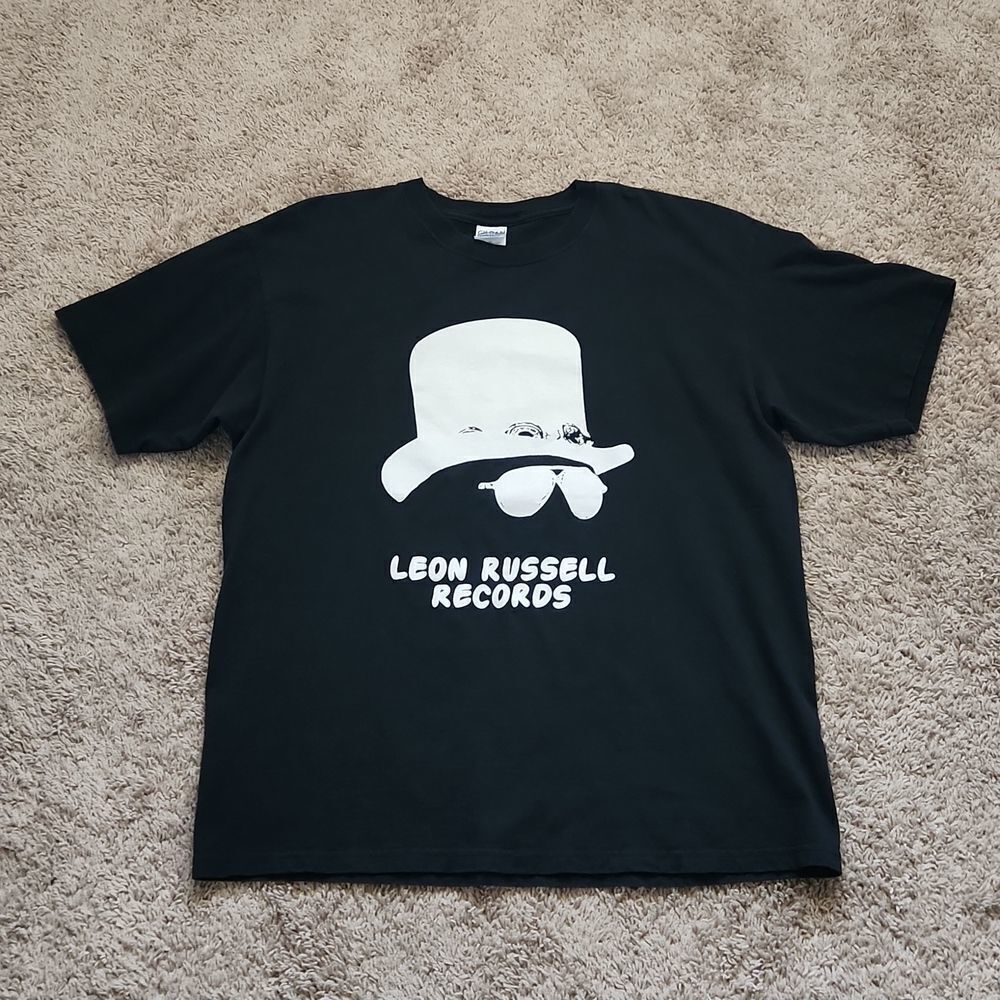 Vintage Leon Russell Records tshirt